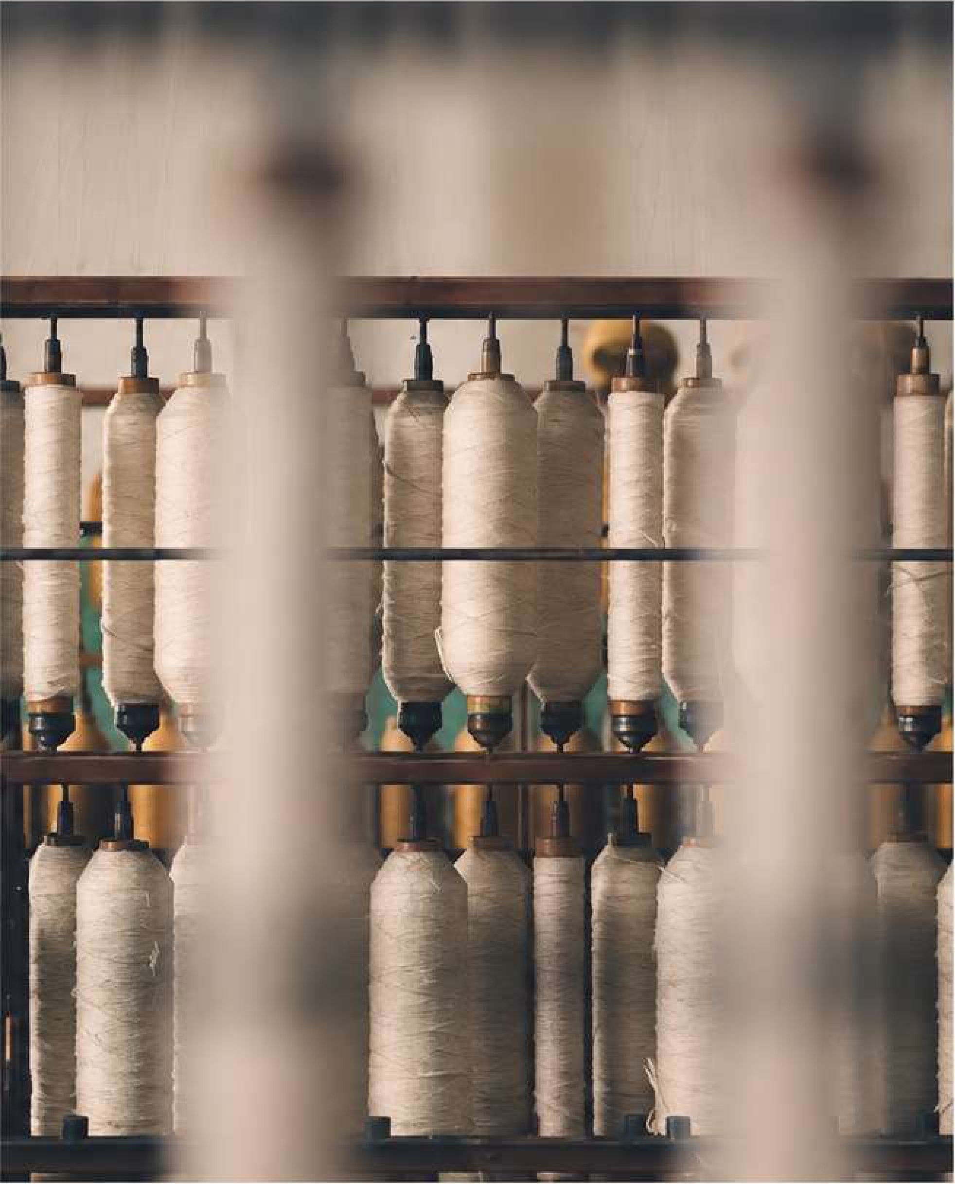 Cotton thread spools from the Jazairy company profile